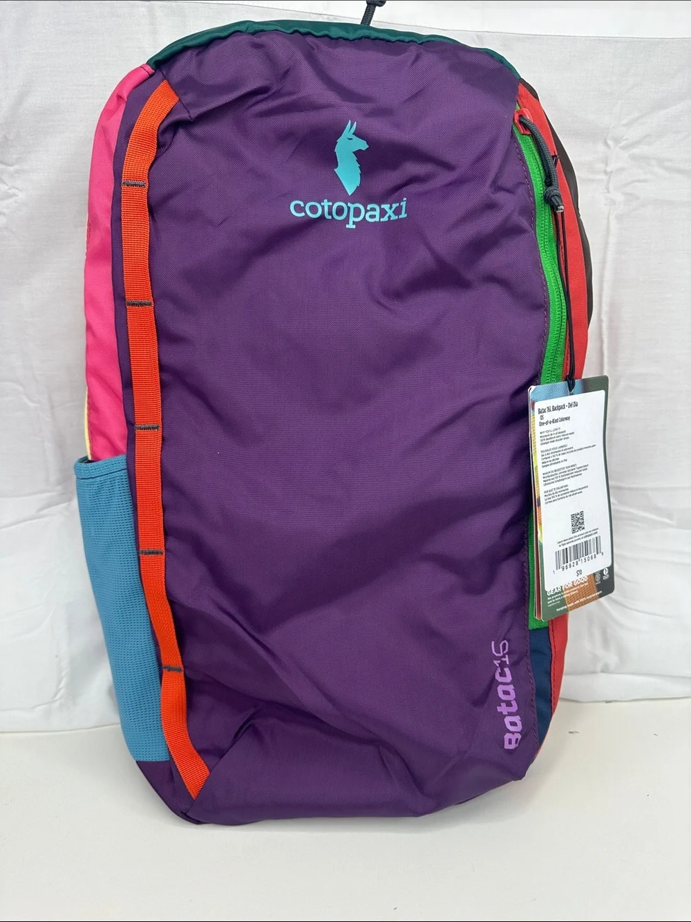 Cotopaxi Batac Del Día 16L Backpack One-of-a-Kind Multicolor Lightweight Daypack